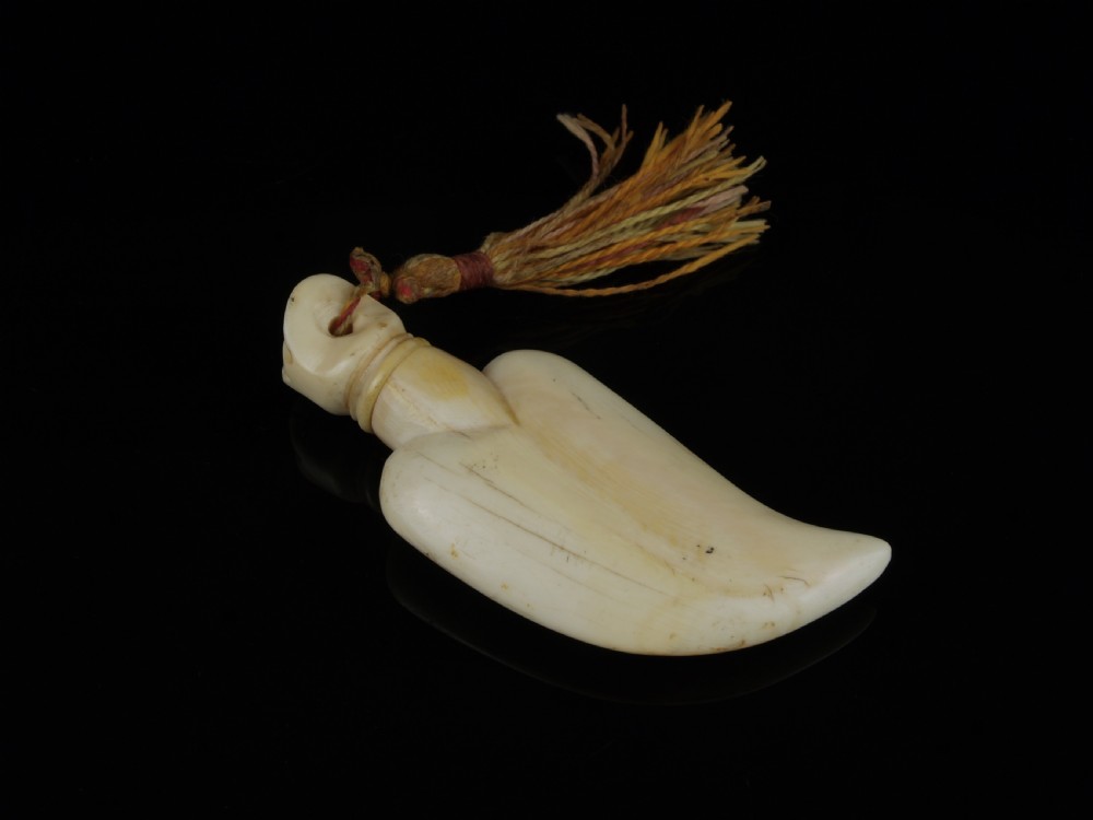 a 19th century mughal indian ivory perfume flask